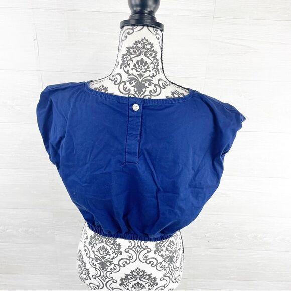 Everlane The Bubble Top Cropped Organic Cotton Top - Picture 7 of 10